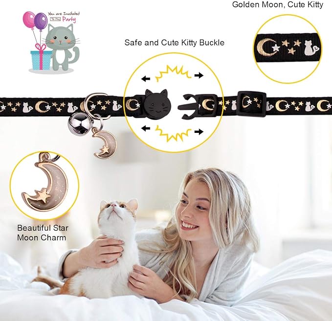 Baeuppit 2PCS Breakaway Cat Collars - Image 4