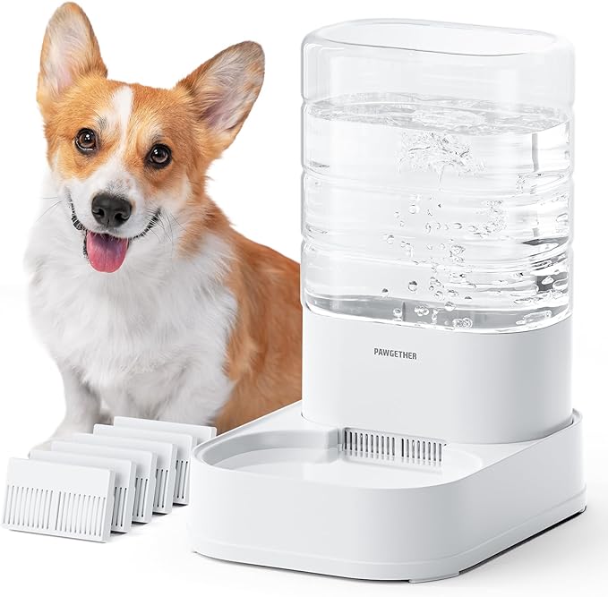 Gravity Dog Water Bowl Dispenser Automatic Pet Water Dispenser by PAWGETHER