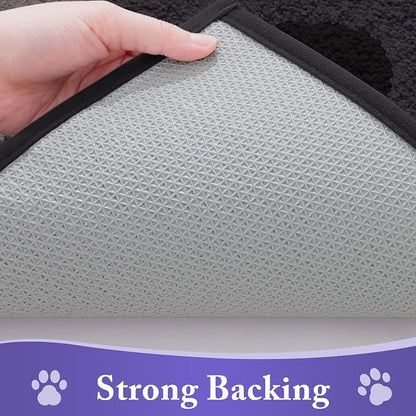 Buganda Dog Door Mat for Muddy Paws, Absorbent Dirt Trapper Non Slip Indoor - Image 5