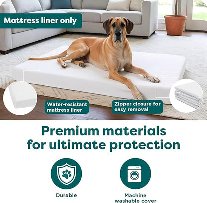 Furhaven Dog Bed Liner Water-Resistant Foam Mattress Protector Cover - Image 5