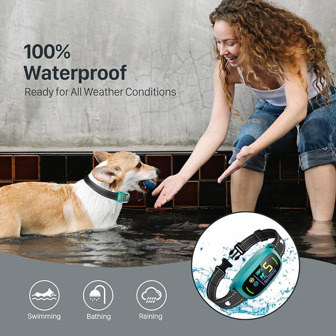 Dog Bark Collar for Large Medium Small Dogs, Rechargeable Smart Bark Collar - Image 7