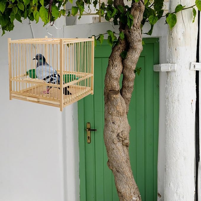 Yardwe Bird Travel Carrier Cage Parrot Cage - Image 3