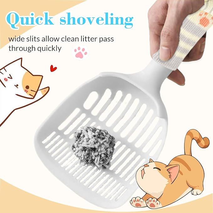 Cat Scooper for Litter Box, Cat Litter Scoop, Kitty Litter Scoop, Cat and Dog - Image 4