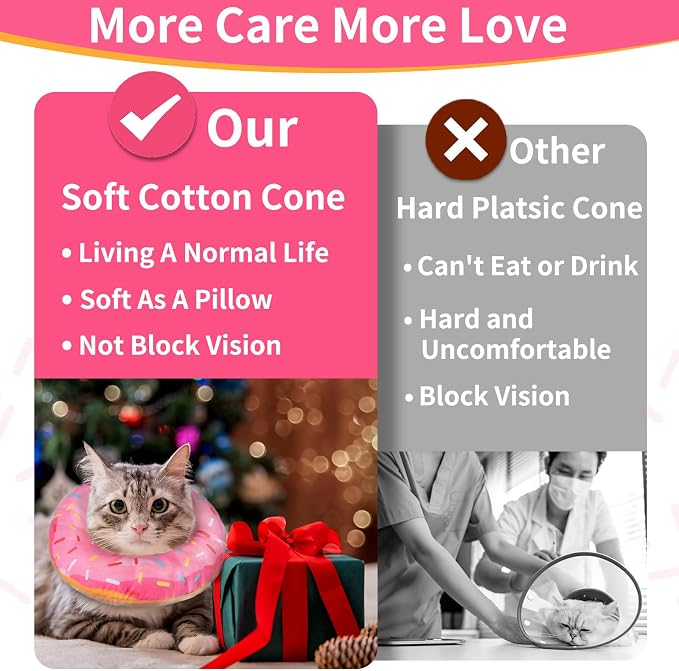 Cat Cone Collar Soft, Cat Recovery Collar - Image 7