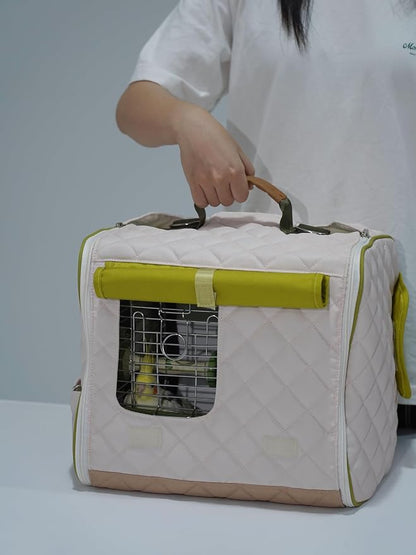 Bird Carrier Travel Cage and Cover 12in Small Bird Cage 4 in 1 Bird Backpack - Image 3
