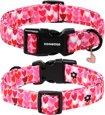 DOGWONG Valentine Dog Collar, Girl Female Dog Collars - Image 2