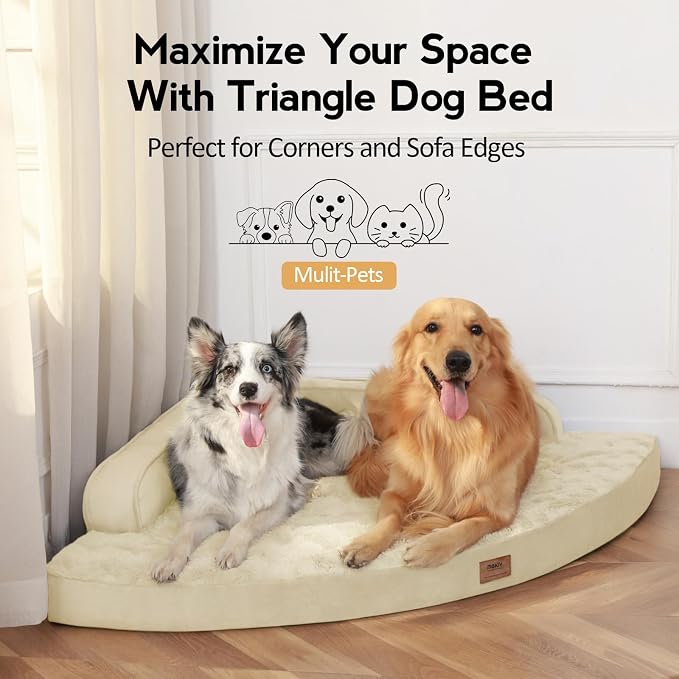 Large Orthopedic Dog Bed with Sides XXL Dog Beds with Removable Washable Cover - Image 4