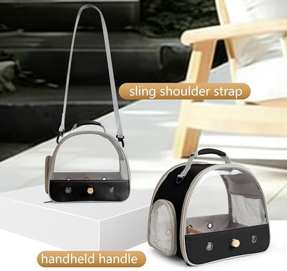 Bird Travel Carrier, Portable Small Bird Parrot Parakeet Carrier - Image 4