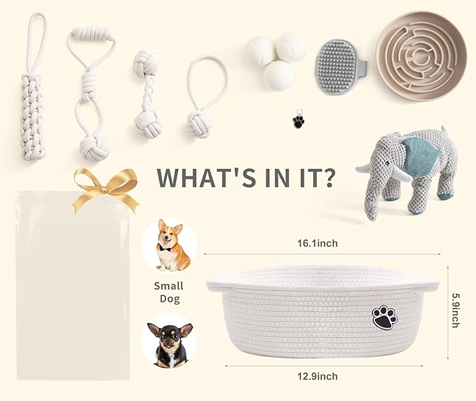 Dog Gift Basket – Puppy Starter Kit, Welcome New Puppy Gift Basket - Image 4