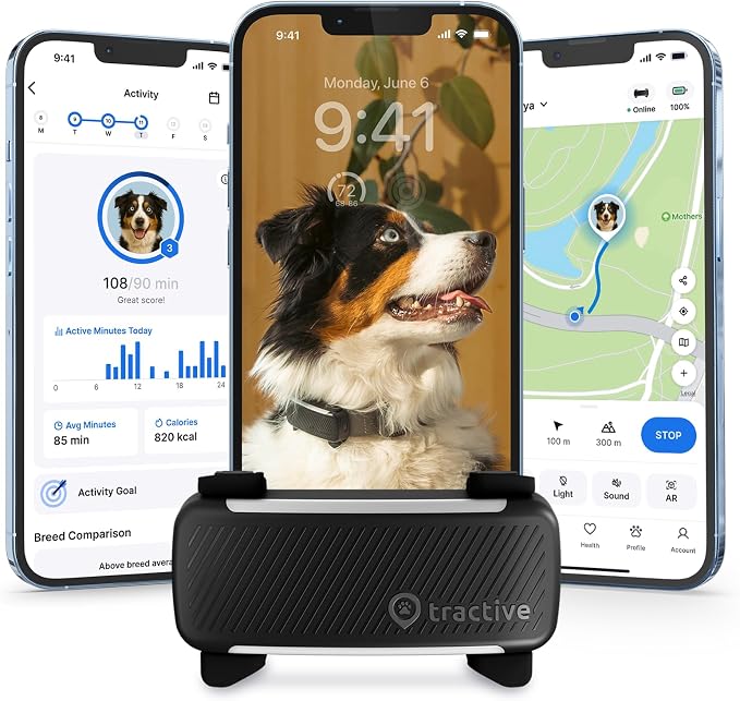 Tractive Smart Dog GPS Tracker | Live Pet Tracker by Tractive
