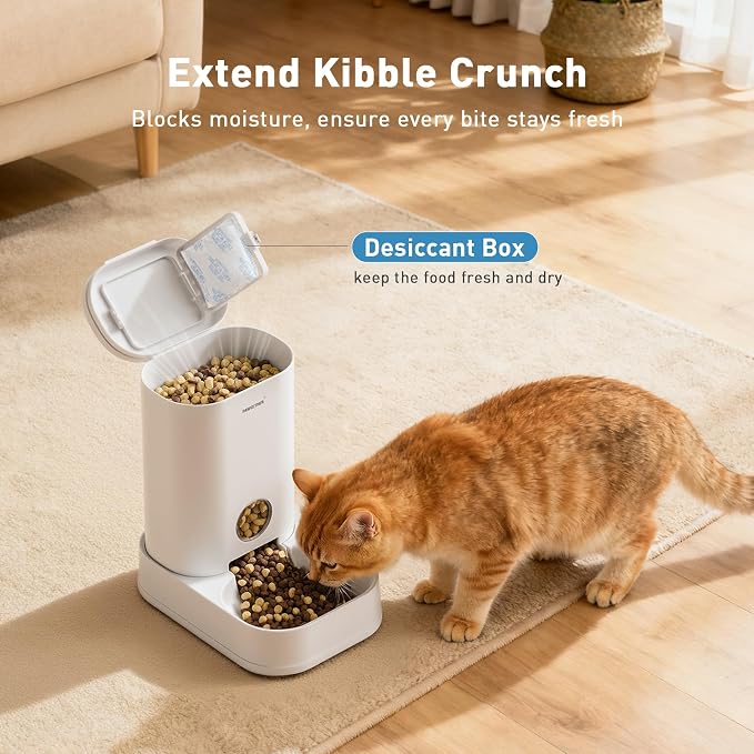 PAWGETHER® 2 Pack Gravity Cat Feeder and Water Dispenser 1 Gallon/3.5L - Image 6