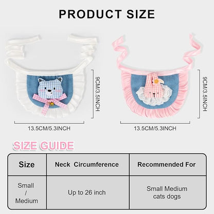 HOWWFALY Adorable Cat Princess Costume Blue Cat Beret - Image 4
