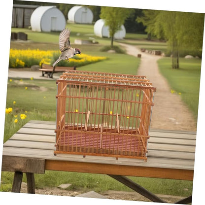 Lightweight Bird Cage Portable Woven Bird Carrier - Image 5