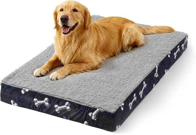 Waterproof Orthopedic Dog Bed for Extra Large Dogs 41x27x4 Inch by CAPTSNOOZE
