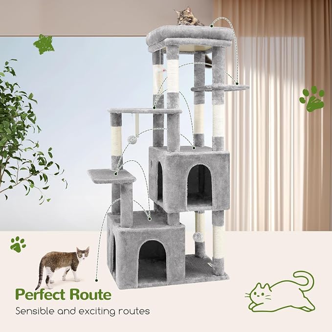 Globlazer Cat Tower for Indoor Cats, Heavy Duty Cat Trees for Large Cats Adult - Image 5