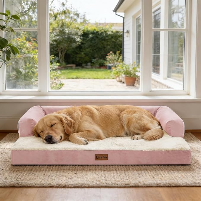 Orthopedic Dog Beds for Large Sized Dogs, Waterproof Egg Crate Foam Medium Dog - Image 8