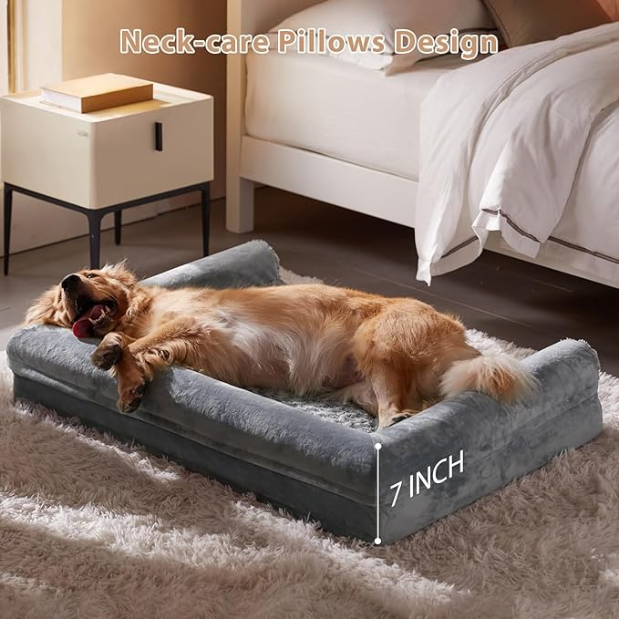 BFPETHOME Dog Beds for Large Dogs, Orthopedic Dog Bed for Medium Large Dogs - Image 2
