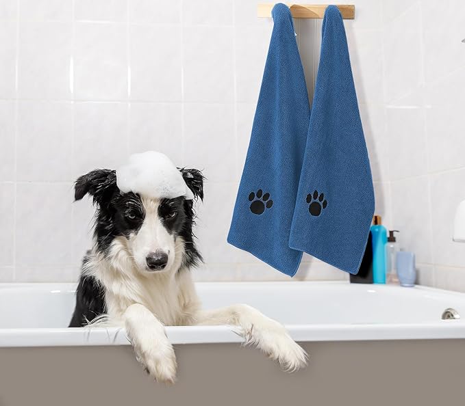 Microfiber Dog Towels for Drying Dogs, Super Absorbent and Soft Pet Grooming - Image 5
