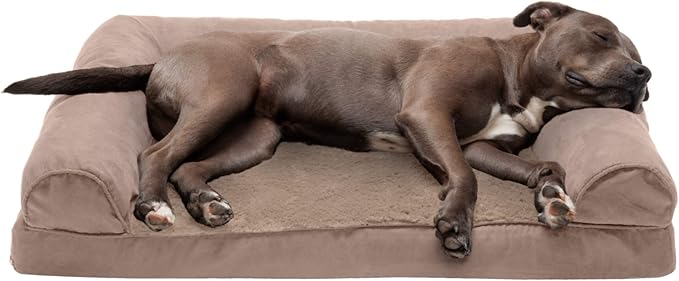 Furhaven Orthopedic Dog Bed for Large/Medium Dogs w/ Removable Bolsters & by FurHaven