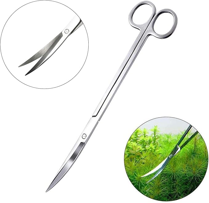 3 in 1 Aquarium Aquascape Tools Kit Long Stainless Steel Aquarium Tank Aquatic - Image 3