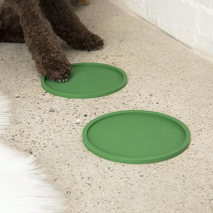 Waggo Habit Silicone Dog Placemat – Set of 2 Modern Heavyweight Silicone Dog - Image 6