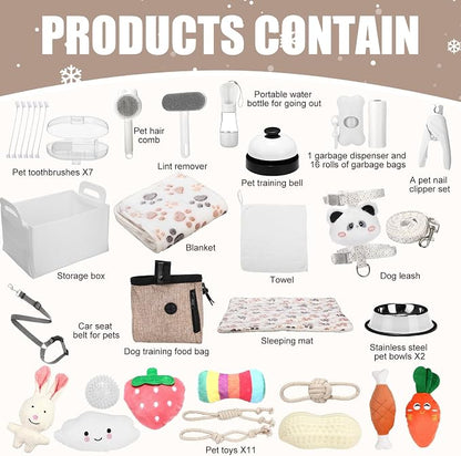 Abbylike 50 Pcs Puppy Supplies Starter Kit - Image 3