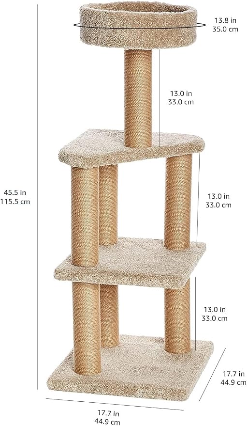 Amazon Basics Cat Tree Tower - Image 2