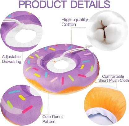 Cat Cone Collar Soft, Cute Cat Donut Collar After Surgery, Adjustable Kitten - Image 5