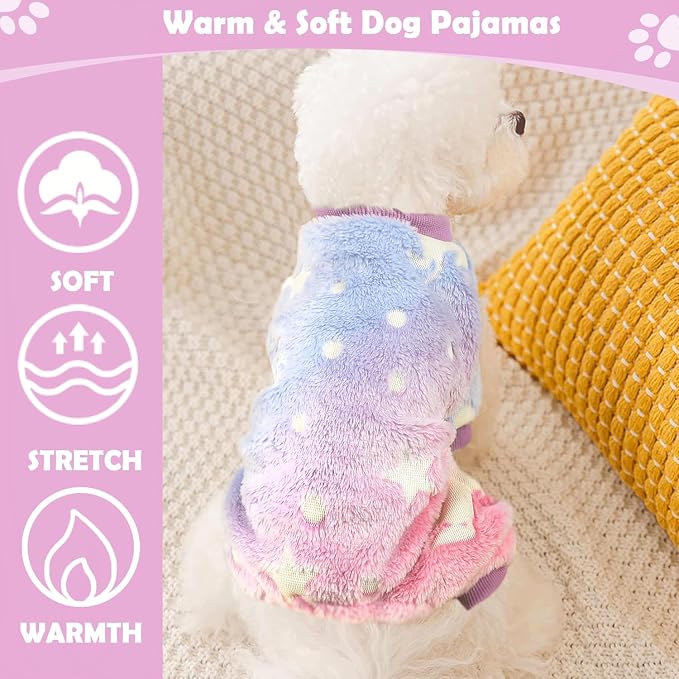 Small Dog Pajamas Pjs Sweater Cute Extra Small Dog Clothes, 4 Legs Puppy - Image 2