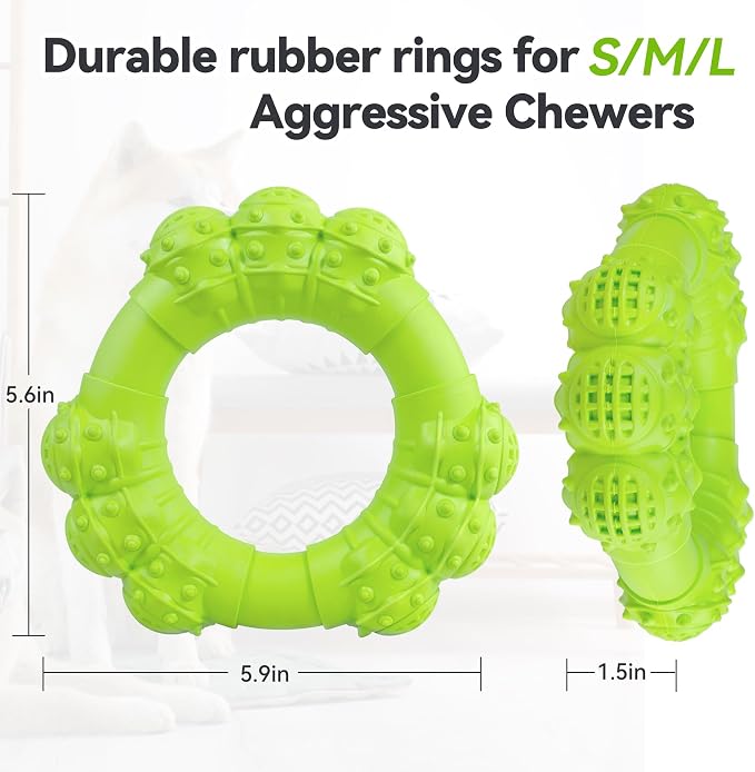 Indestructible Dog Chew Toys for Aggressive Chewers, Super Chewer Toys for - Image 2