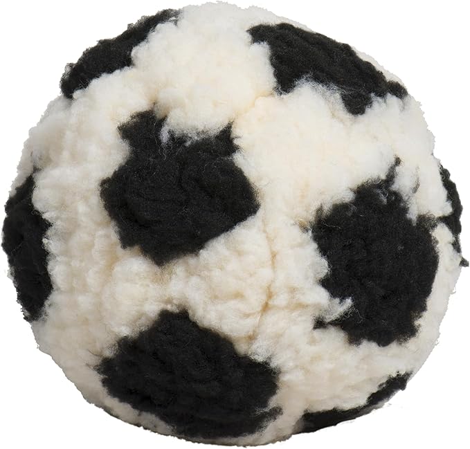 HuggleHounds HuggleFleece Plush Soccer Ball Dog Toy by HuggleHounds