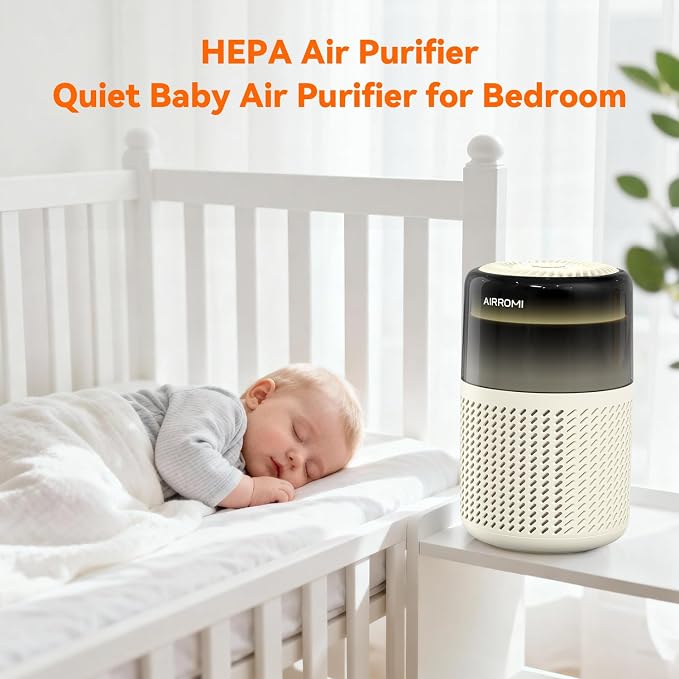 AIRROMI HEPA Air Purifier for Bedroom&Home, Pet Air Purifier for Home Pets - Image 8