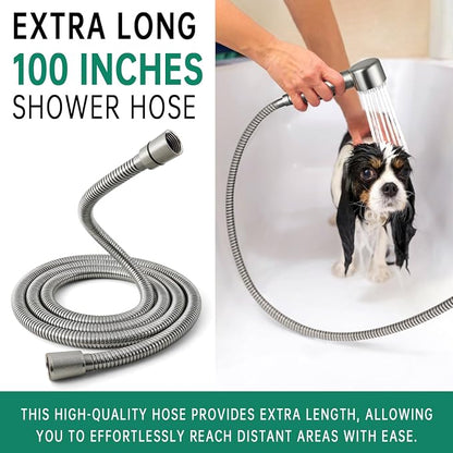 3 Mode Dog Shower Attachment, High Pressure Handheld Sprayer - Image 6