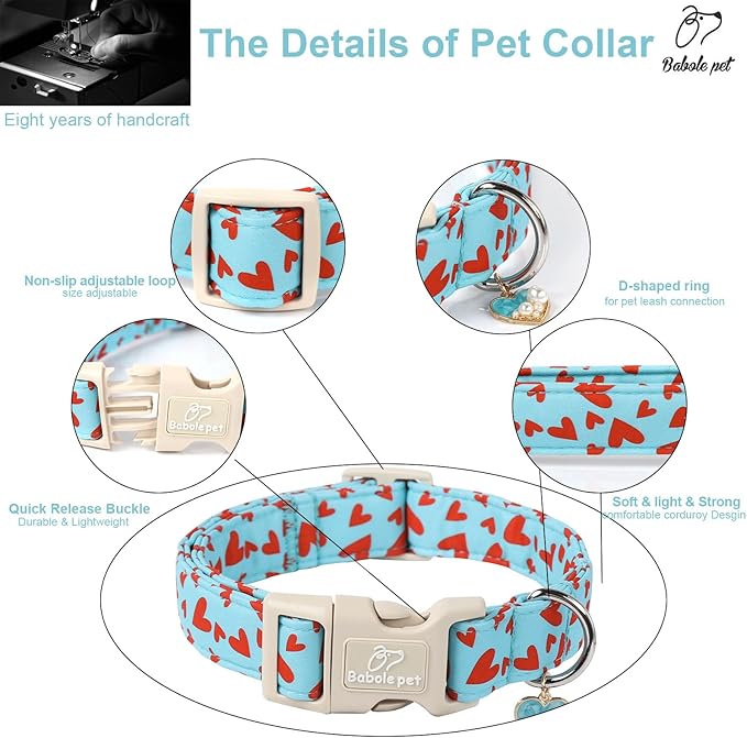 Valentines Dog Collar for Small Dogs - Image 4
