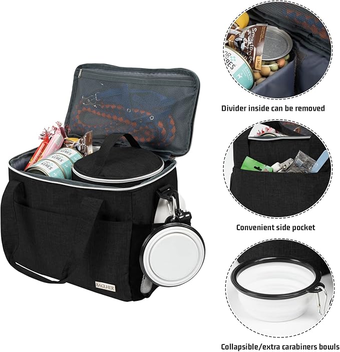 BAGLHER Dog Travel Bag Backpack Pet Supplies Backpack Pet Accessories Storage - Image 3