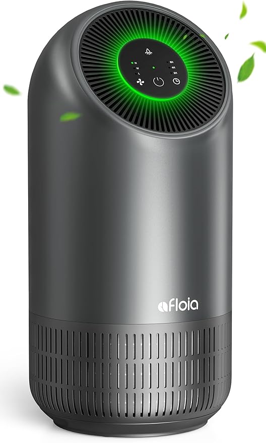 Air Purifier For Home| Efficient Filter 24dB Quiet 220 ft² 3-Stage Filtration by Afloia
