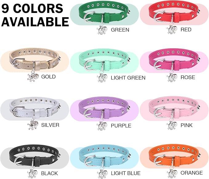 Leather Cat Collars for Boy Girl Cats - Image 7