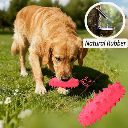 2 Pack Dog Toys for Aggressive Chewers, Tough Puppy Chew Toys Teething Bone for - Image 3