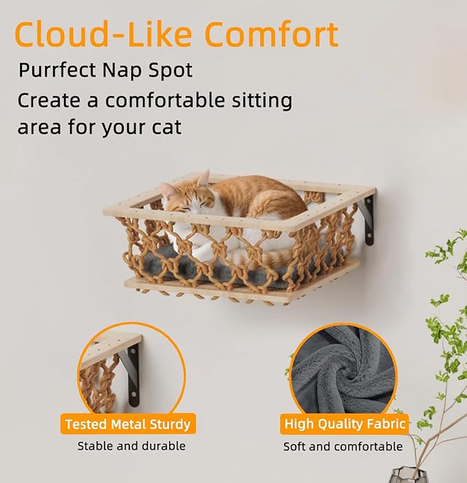 5-in-1 Cat Wall Shelves Set - Image 5
