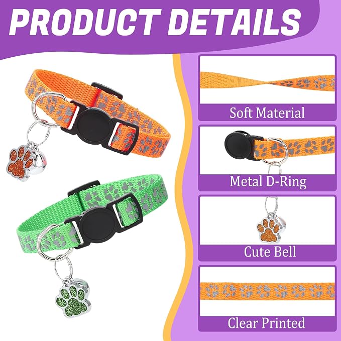 10Pcs Breakaway Cat Collars - Image 3