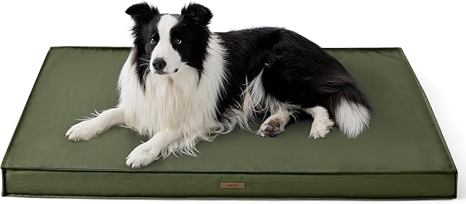 LE SURE Outdoor Waterproof Dog Crate Bed Large Sized Dog, Orthopedic Egg Crate by Lesure