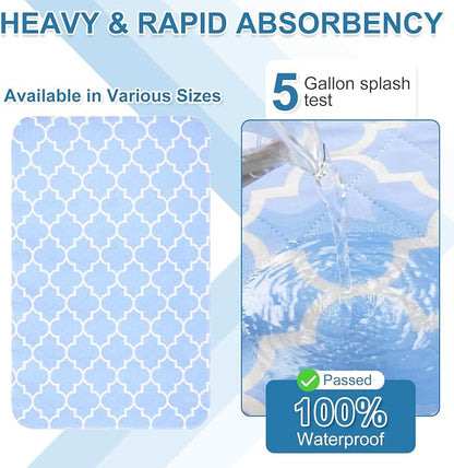 OUTCREATOR® Washable Bed Pads 34" x 56", Incontinence Mattress Protector - Image 2