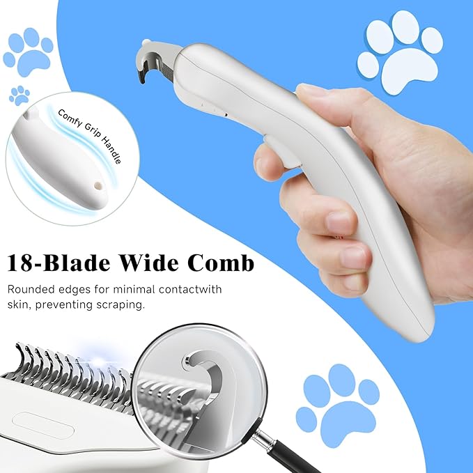 Pet Steam Brush for Dog & Cat - Image 3
