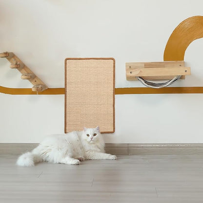 FUKUMARU Cat Scratcher Mat, 23.6 X 15.7 Inch Natural Sisal Cat Scratch Mats - Image 8