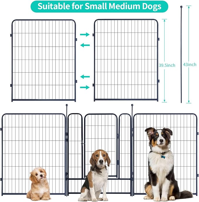Dog Playpen, Portable Outdoor Dog Fence, Dog Playpen - Image 3