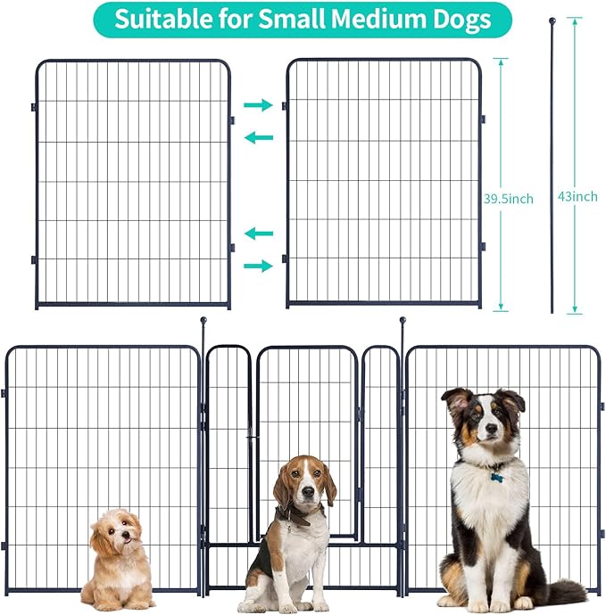 Dog Playpen, Portable Outdoor Dog Fence, Dog Playpen - Image 3