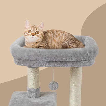 FISH&NAP Cute Cat Tree Kitten Cat Tower - Image 5