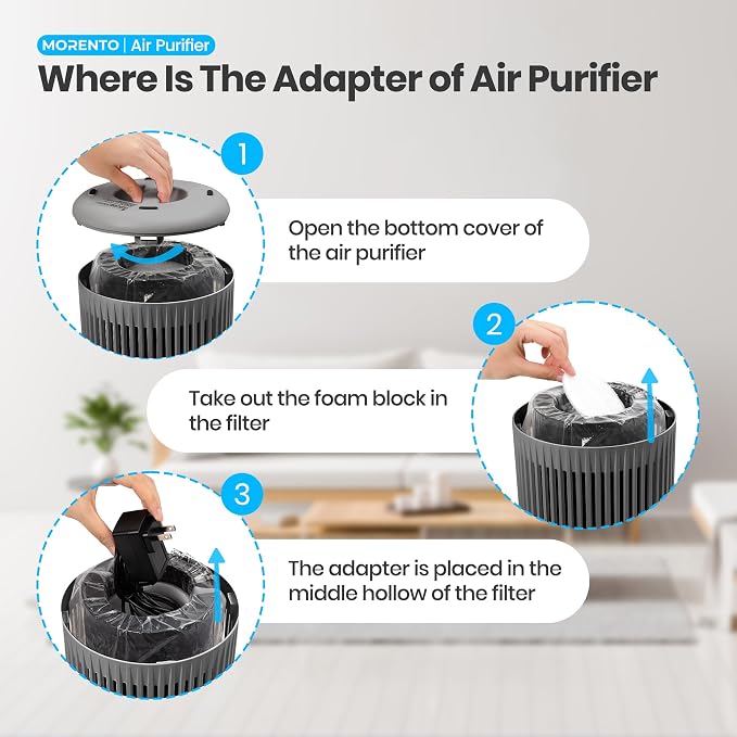 Air Purifiers for Bedroom Home for Smoke Pet Dander Odors, Air Purifier - Image 8