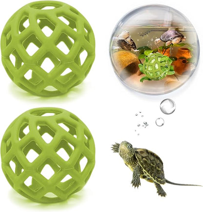 Turtle Feeder Ball, Aquatic Turtle Tank Accessories, Aquarium Decorations by Unknown