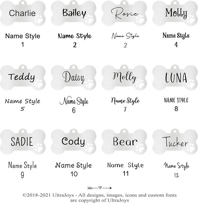 Ultra Joys Dog Tags Personalized - Image 4